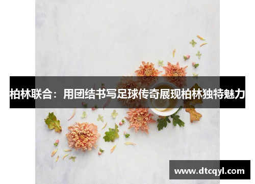 柏林联合：用团结书写足球传奇展现柏林独特魅力